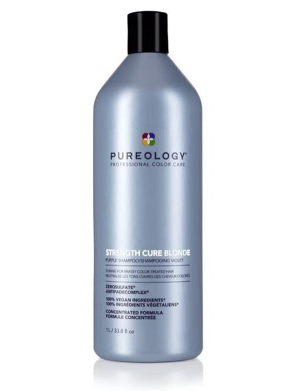 Pureology Strength Cure Blonde Purple Shampoo–33.8 fl oz/ 1L